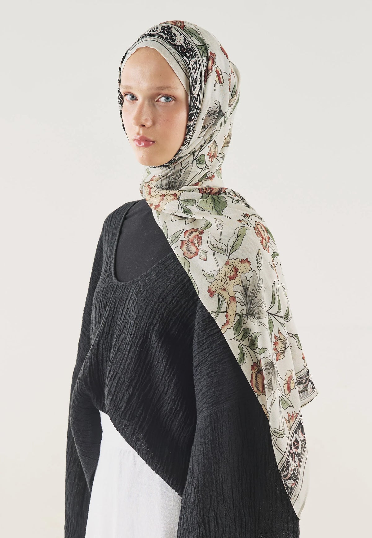 FRESH SCARFS | Pure Ethnic Patterned Soft Viscose Scarf