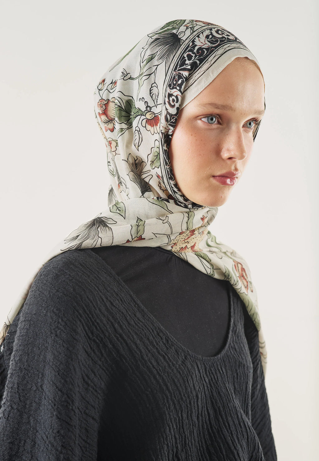 FRESH SCARFS | Pure Ethnic Patterned Soft Viscose Scarf