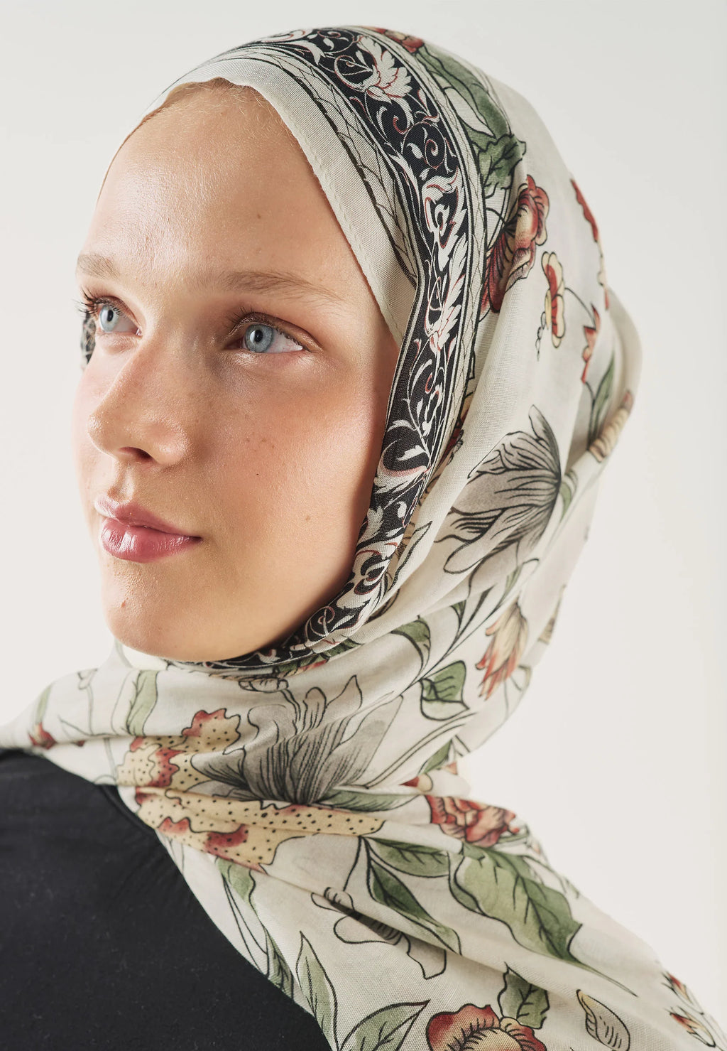 FRESH SCARFS | Pure Ethnic Patterned Soft Viscose Scarf
