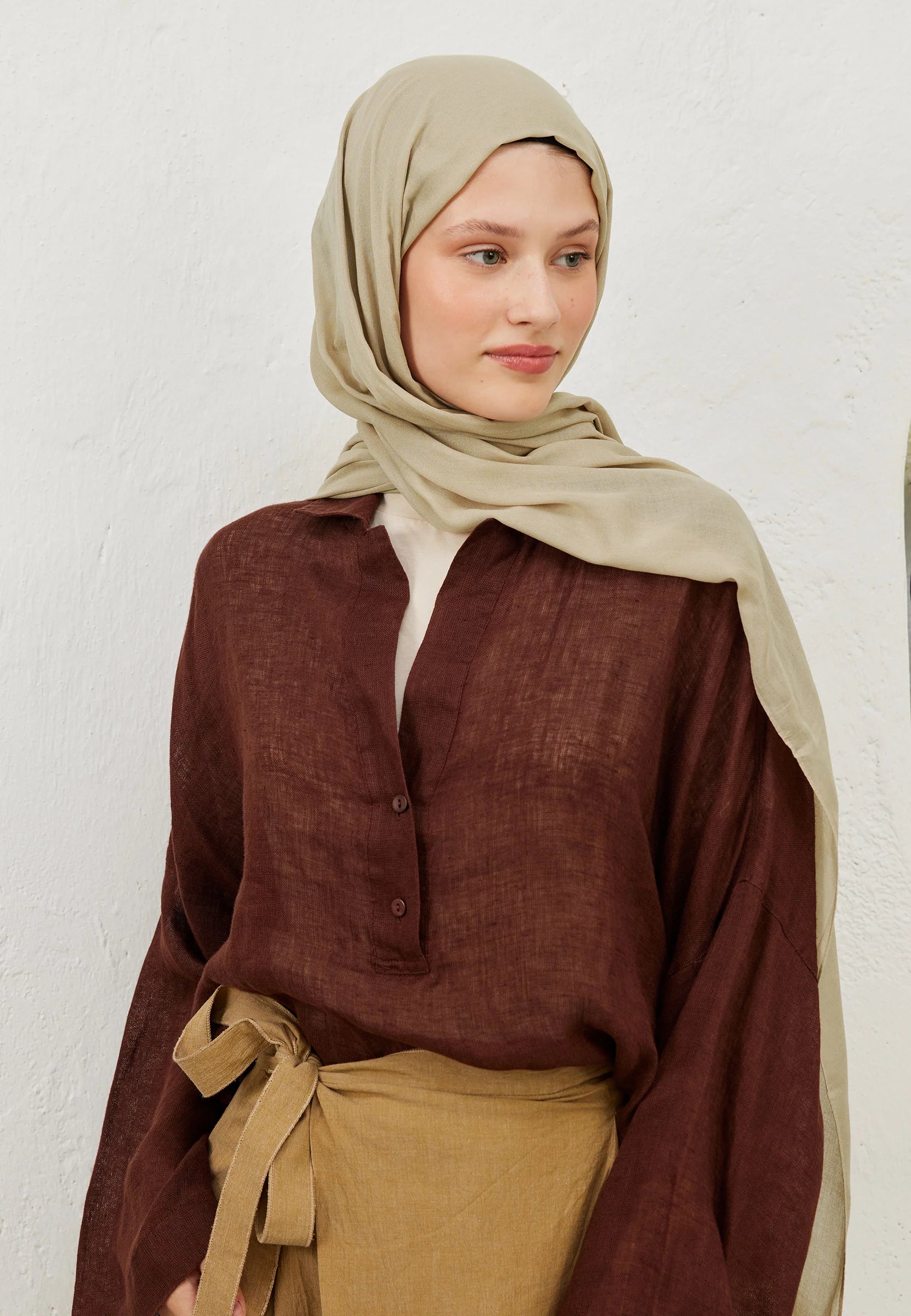 FRESH SCARFS | Ramie Viscose Scarf