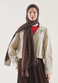 FRESH SCARFS | Small Polka Dots Patterned Scarf