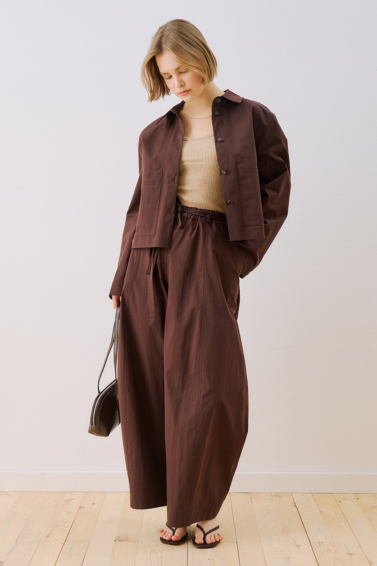 MANUKA | Utility Pocket Cropped Shirt